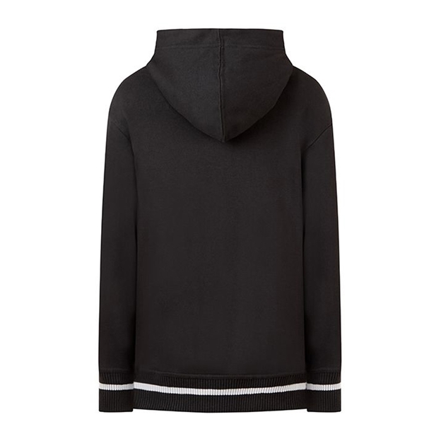 Kids All Blacks Pullover Hoodie Black - Back