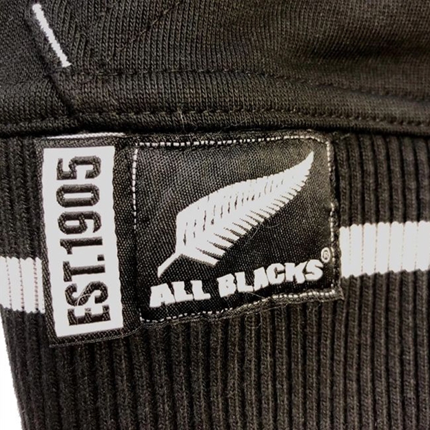 Kids All Blacks Pullover Hoodie Black - Hem