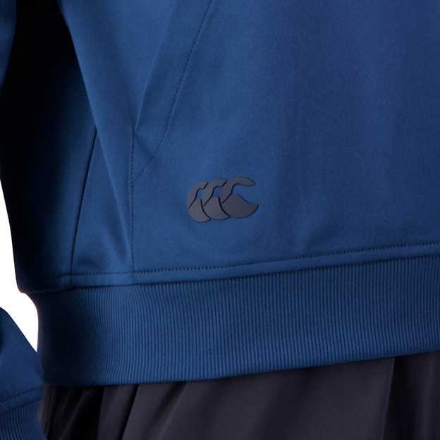 Canterbury Womens Tempo Quarter Zip Sweat Majolicia Blue - Model CCC Logo
