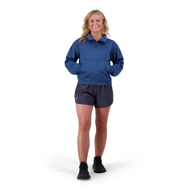 Canterbury Womens Tempo Quarter Zip Sweat Majolicia Blue - Model