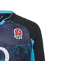 England Mens Away Rugby Shirt 25/26 Black - RFU Rose 