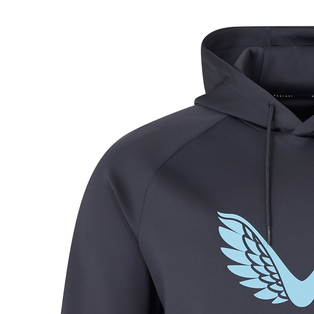 Harlequins Presentation Hoodie 25/26 Ebony - Shoulder