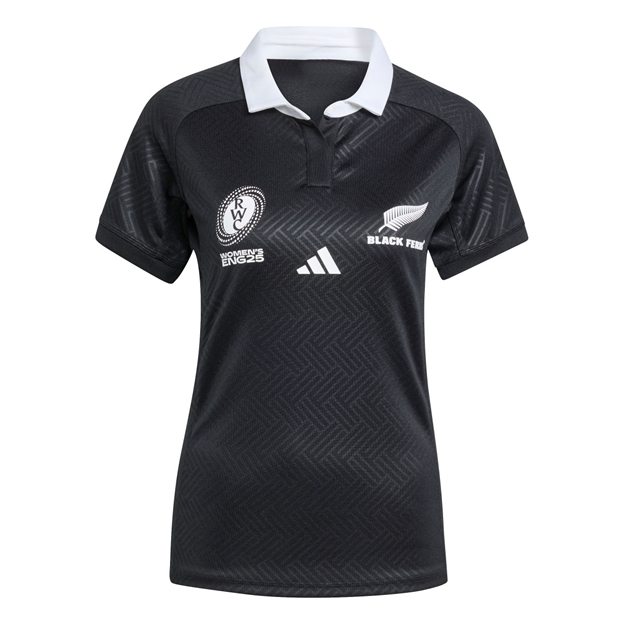 Black Ferns Womens Rugby World Cup Home Rugby Shirt 2025 - Front