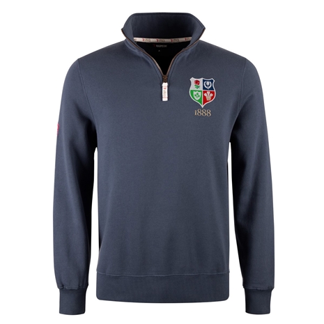 R1823 Lions1888 Qtr Zip Petrol - Front