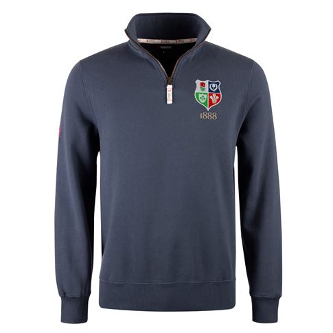 R1823 Lions1888 Qtr Zip Petrol - Front R1823 Lions1888 Qtr Zip Petrol - Front