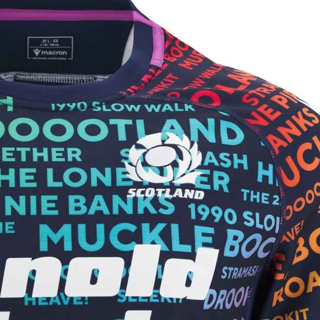 Scotland Junior Training Rugby Shirt 25/26 Rainbow - SRU