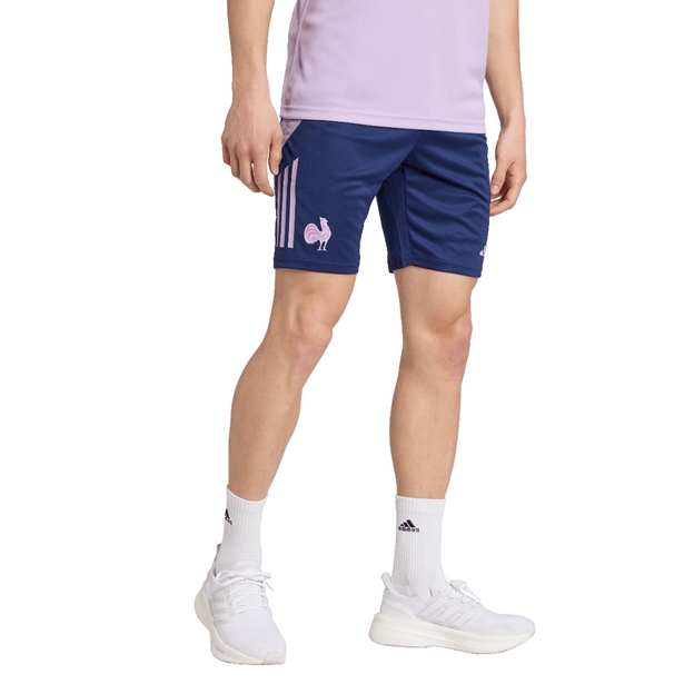 France Mens Gym Short 25/26 Blue - Model Front