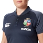 British and Irish Lions Womens Polo Navy - Model Crest 