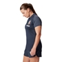 British and Irish Lions Womens Polo Navy - Model Side 