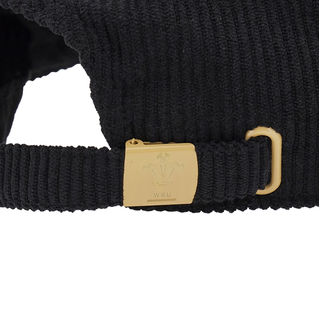 Wales Adults Dad Baseball Cap - Black 2025 - Adjustment