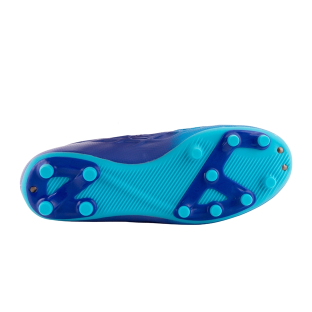 Optimum Kids Ignisio Easy Fasten Moulded Stud Firm Ground Boots - Blue