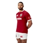 British and Irish Lions Mens Players Rugby Shirt Red - Model Walking 