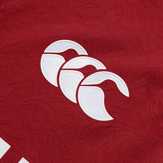 British and Irish Lions Mens Players Rugby Shirt Red - Canterbury