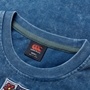 mens heritage t-shirt blue - detail 