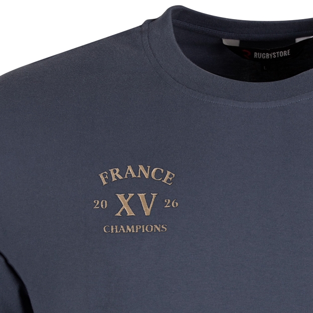R1823 France Champions 2026 T-Shirt - Petrol Blue