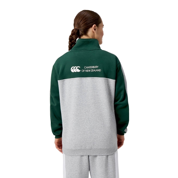 Canterbury Womens Legends Quarter Zip Classic Marl - Model Back