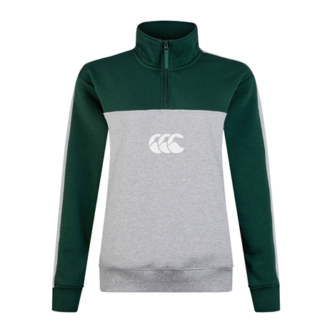 Canterbury Womens Legends Quarter Zip Classic Marl - Front