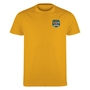 Australia Mens Classic Printed T-Shirt Gold - Front 