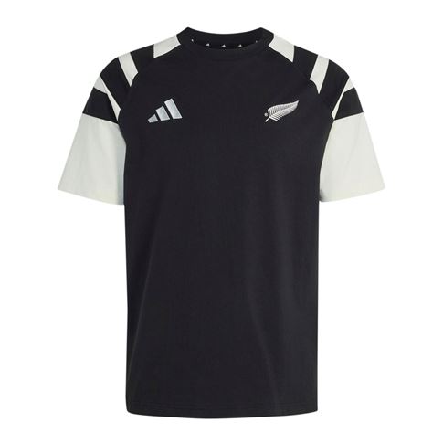 All Blacks Mens Leisurewear T-Shirt 26/27 All Black - Front View