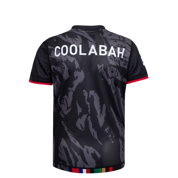 Crusaders Kids Pro Training T-Shirt Black 2025 - Back
