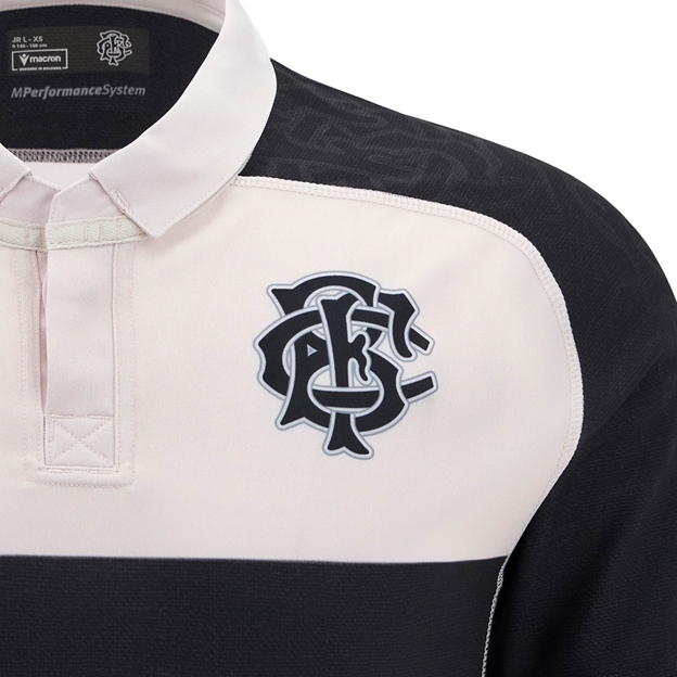 Barbarians Kids Home Poly Rugby Shirt - Short Sleeve - Chest