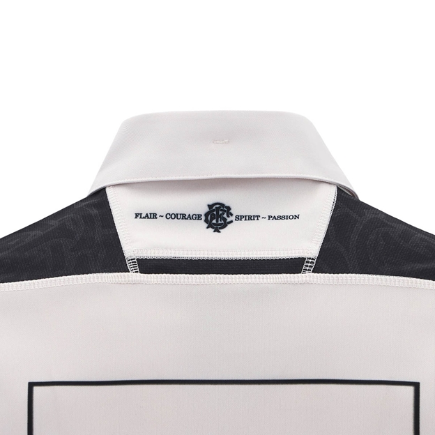 Barbarians Kids Home Poly Rugby Shirt - Short Sleeve - Collar