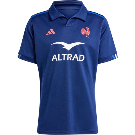 France adidas Mens Home Jersey - Dark Blue 2024 - Front