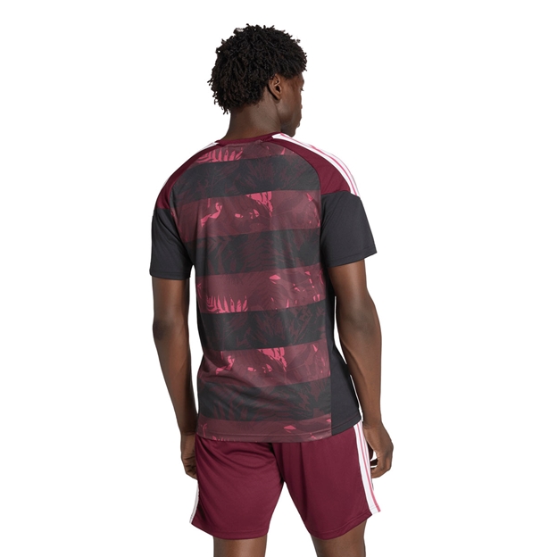 All Blacks Mens 'Greatest Rivalry' Performance T-Shirt 26/27 Maroon - Model Back View
