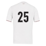 Womens World Cup Champions England Mens Home Rugby Shirt White - Back 