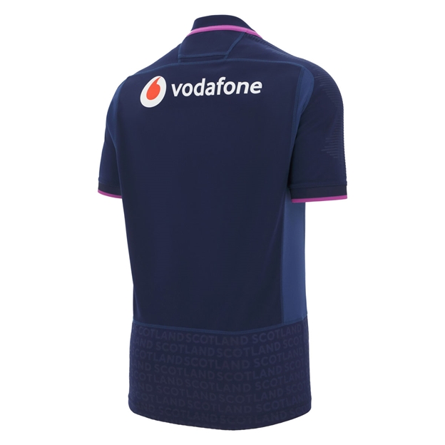 Scotland Mens Home Rugby Shirt 25/26 Navy - Back