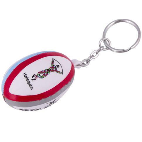 Gilbert Harlequins Keyring - Front Gilbert Harlequins Keyring - Front