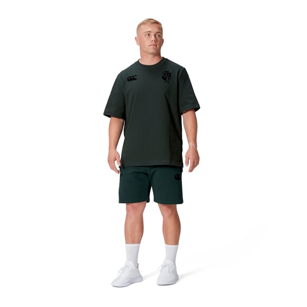 British and Irish Lions Mens Stealth T-Shirt Green - Model