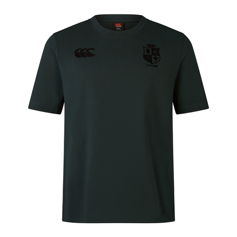 British and Irish Lions Mens Stealth T-Shirt Green - Front