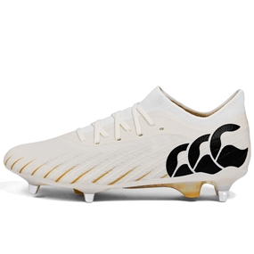 Canterbury Adults Speed Falcon Elite Soft Ground Rugby Boots - White - Outstep