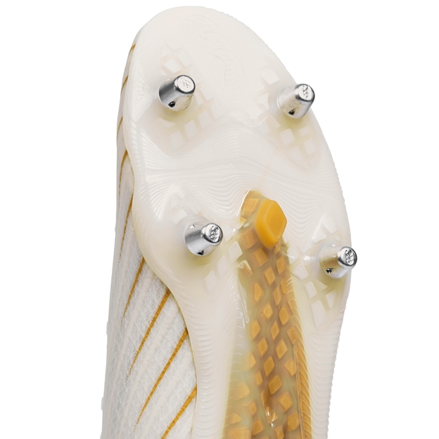 Canterbury Adults Speed Falcon Elite Soft Ground Rugby Boots - White - Forefoot