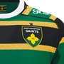 Northampton Saints Kids Home Rugby Shirt 25/26 - Crest Close-up 
