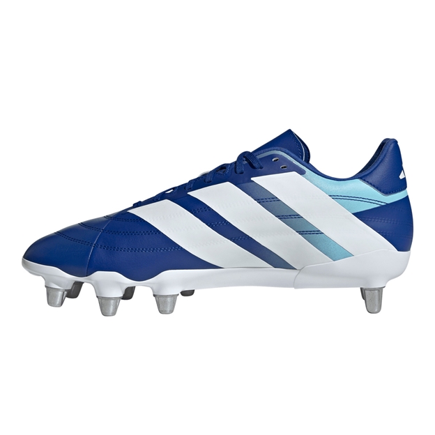 Adidas Adults Kakari Elite Soft Ground Rugby Boots Team Royal Blue - Instep View