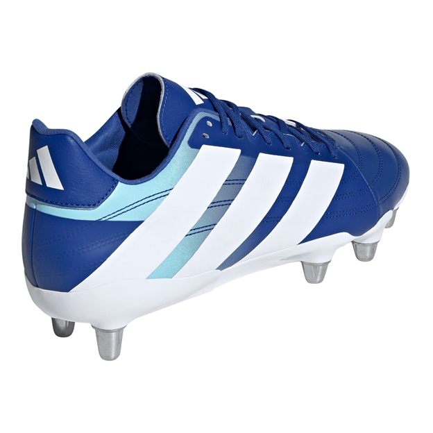 Adidas Adults Kakari Elite Soft Ground Rugby Boots Team Royal Blue - Back View