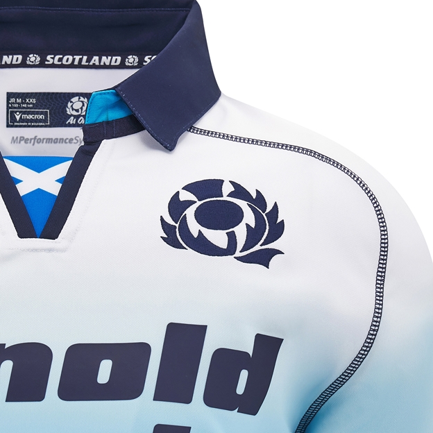 Scotland Junior Away Rugby Shirt - Short Sleeve - 2025 - SRU Thistle