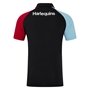 Harlequins Travel Polo Shirt Black 2025 - Back 