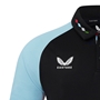 Harlequins Travel Polo Shirt Black 2025 - Castore 