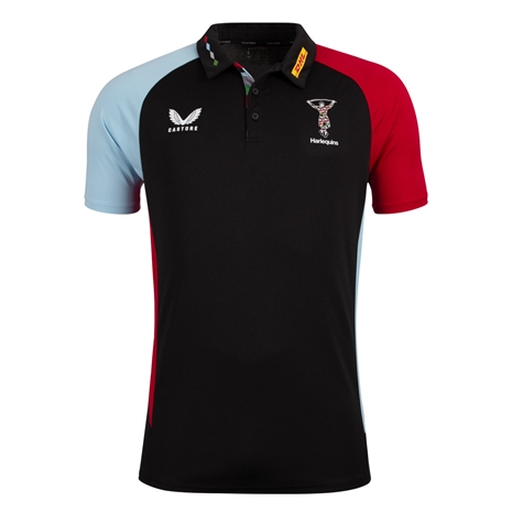 Harlequins Mens Presentation Polo 2025 - Front
