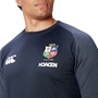 British and Irish Lions Mens Everest T-Shirt Navy - Model Chest 