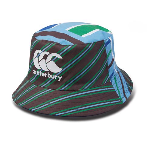 Canterbury Mens Uglies Reversible Bucket Hat Green - Front Canterbury Mens Uglies Reversible Bucket Hat Green - Front