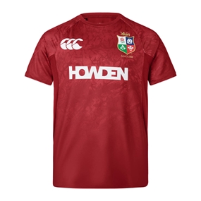 British and Irish Lions Junior Superlight T-Shirt Red - Front
