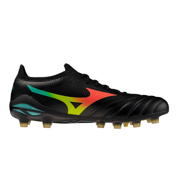 Mizuno Adults Morelia Neo V β Pro Firm Ground Rugby Boots Black - Instep View