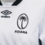 Fiji Womens WRWC 2025 Home Rugby Shirt White - Fiji Rugby Logo Print 