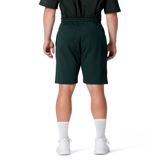 British and Irish Lions Mens Stealth Fleece Shorts Green - Model Back