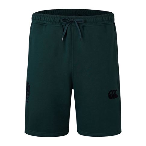 British and Irish Lions Mens Stealth Fleece Shorts Green - Front
