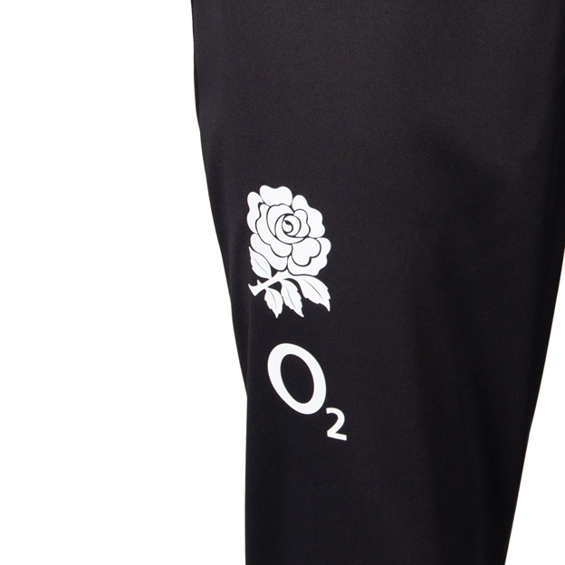 England Mens Contact Drill Pants 26/27 Black - RFU Rose Close-up